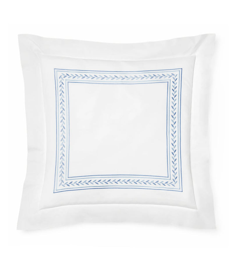 Pratesi silk-cotton Impero square pillowcase 65cm, imported from the UK