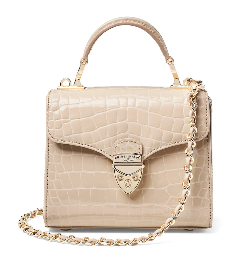 Aspinal of London mini Mayfair top-handle bag, imported from the UK