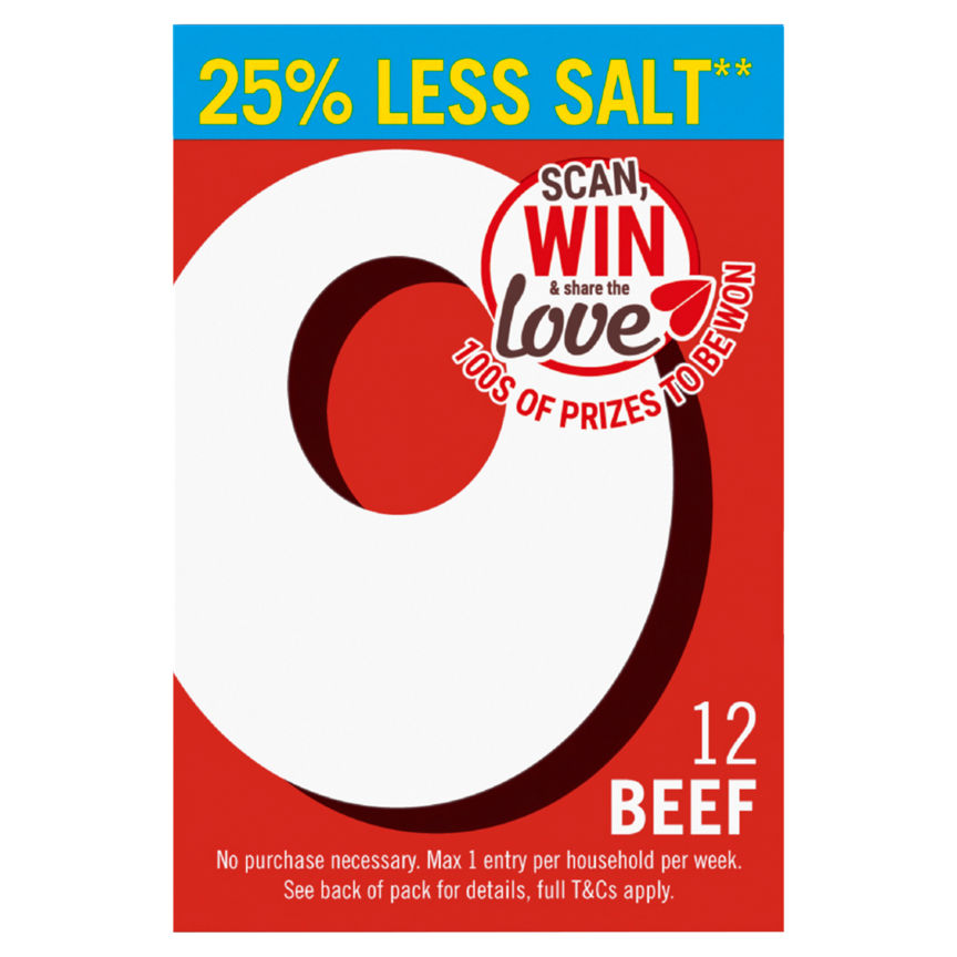 Oxo Reduced Salt Beef Stock Cubes GOODS ASDA   