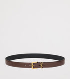 Saint Laurent Cassandre calfskin belt 3cm - British product