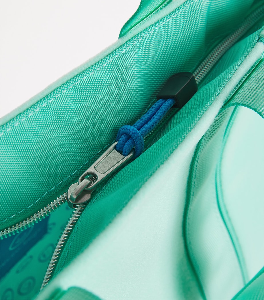 Becco Bags felt tote bag with interchangeable patches, imported from the UK