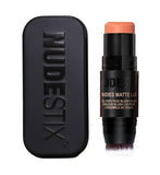 Nudestix Matte Lux All Over Face Blush Colour GOODS Boots Pretty Peachy  