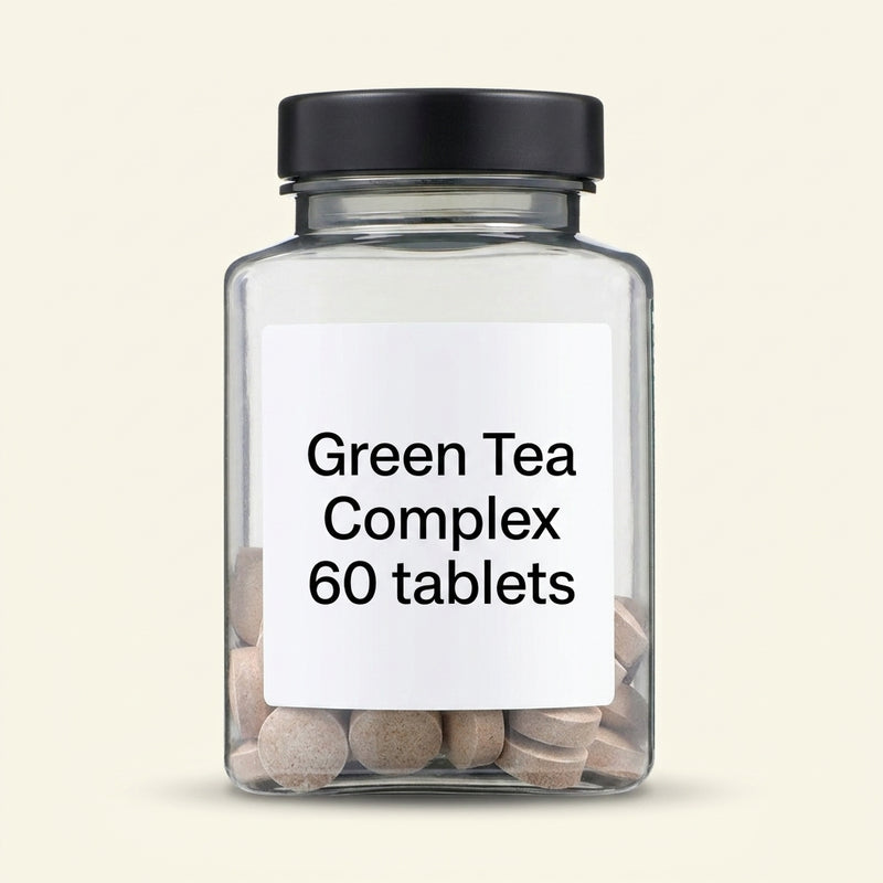 Holland & Barrett green tea complex tablets 60 count, UK version