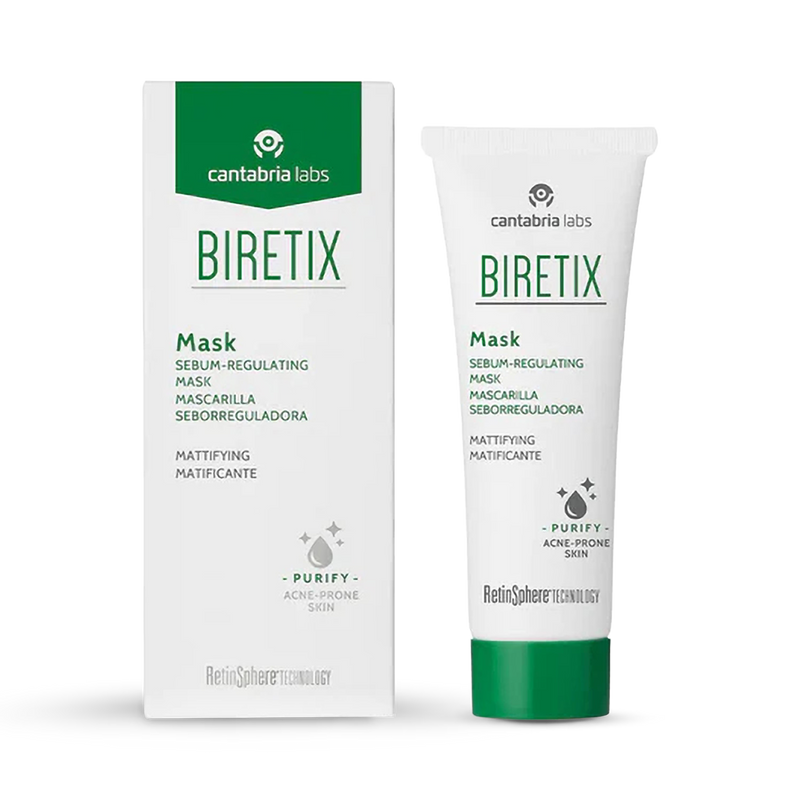 Biretix purifying clay mask 25ml for oily skin (British brand)