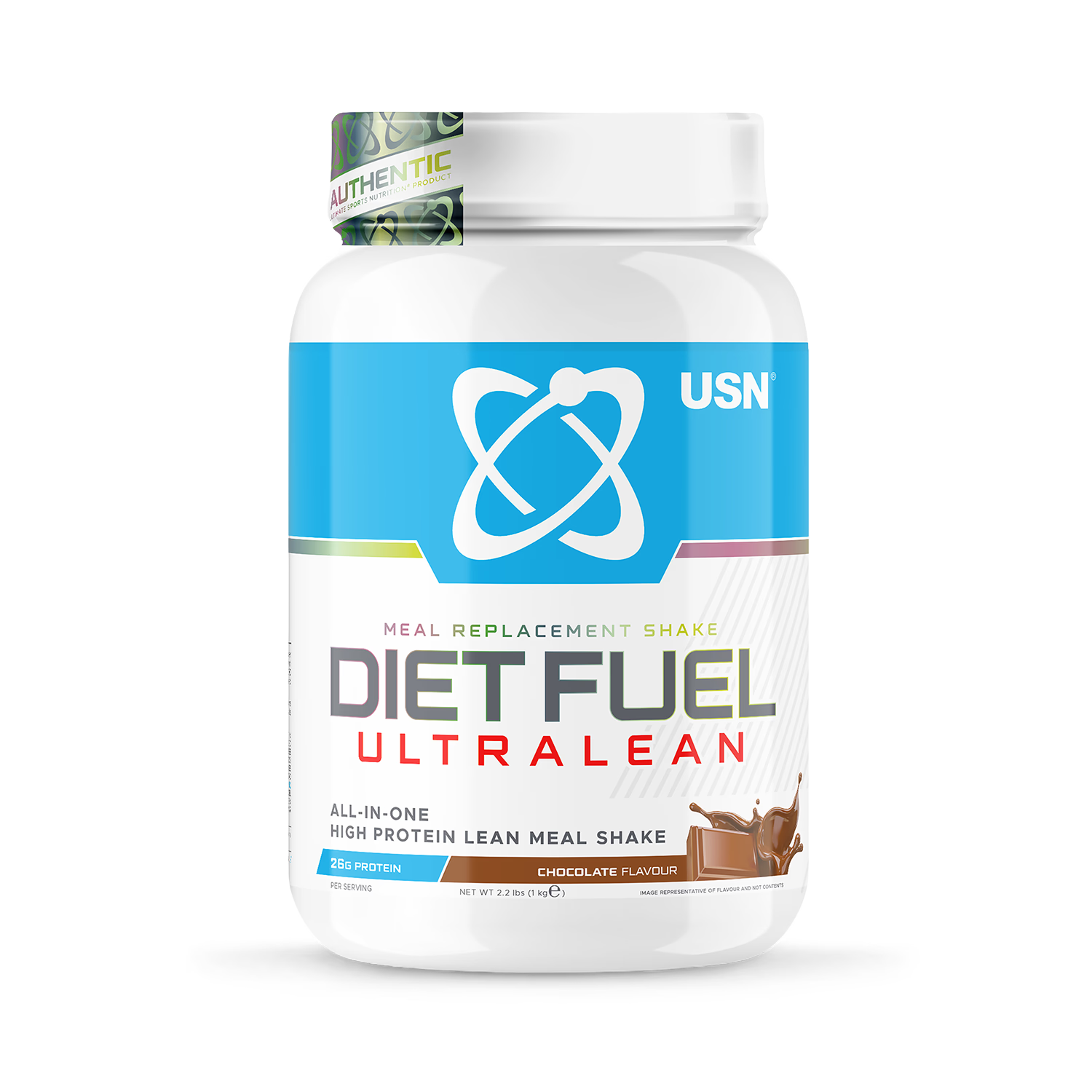 USN Meal Replacement Shake Chocolate 1kg tub (British brand)