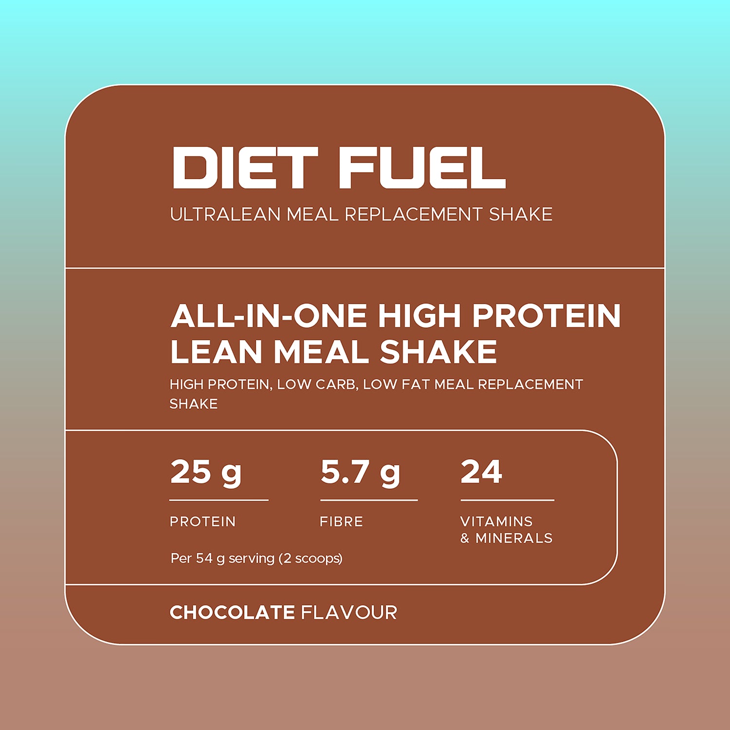 USN Meal Replacement Shake Chocolate 1kg tub (British brand)