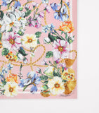Dolce&Gabbana silk floral foulard 90cm - British product