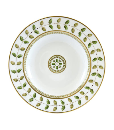 Harrods Rimmed Soup Plate with Floral Design, 22.5cm Diameter- Buy online at McGrocer