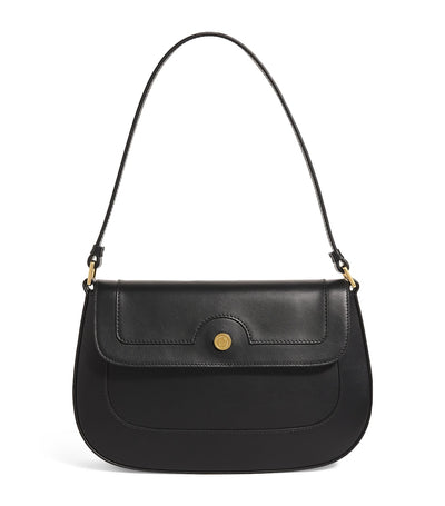 Harrods Sac bandoulière en cuir italien avec détails plaqués or - Acheter en ligne sur McGrocer