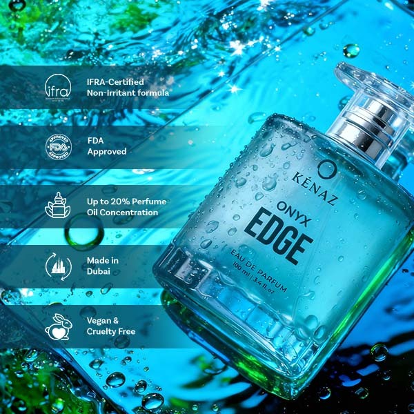 Bellavita eau de parfum Kenaz Onyx Edge 100ml, UK version