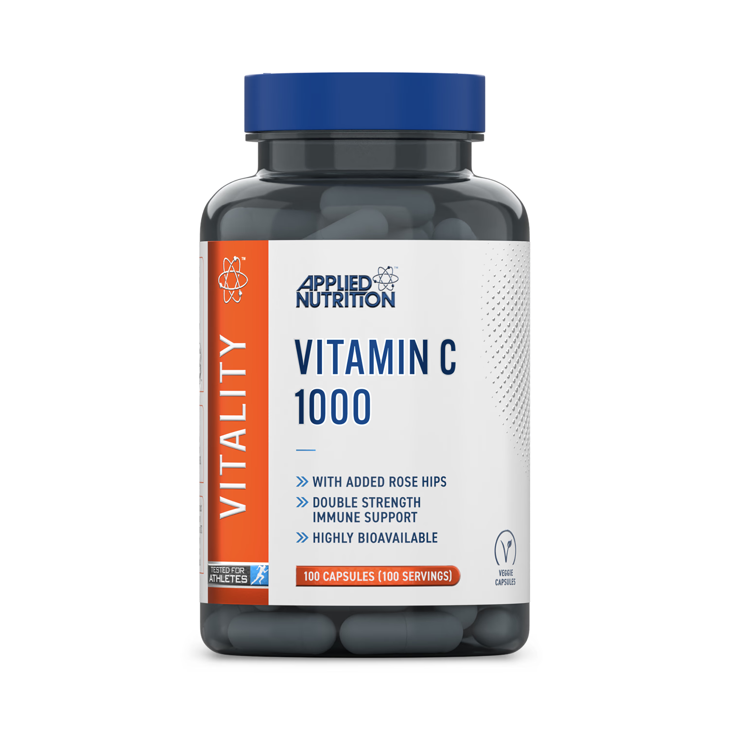 Applied Nutrition Vitamin C supplement 1000mg 100 capsules (British brand)