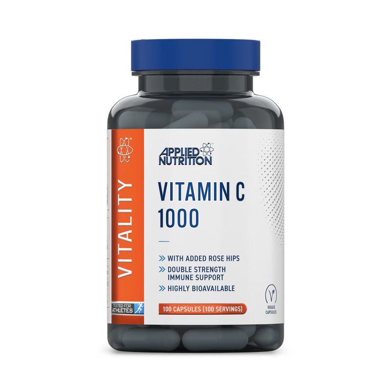 Applied Nutrition Vitamin C supplement 1000mg 100 capsules (British brand)