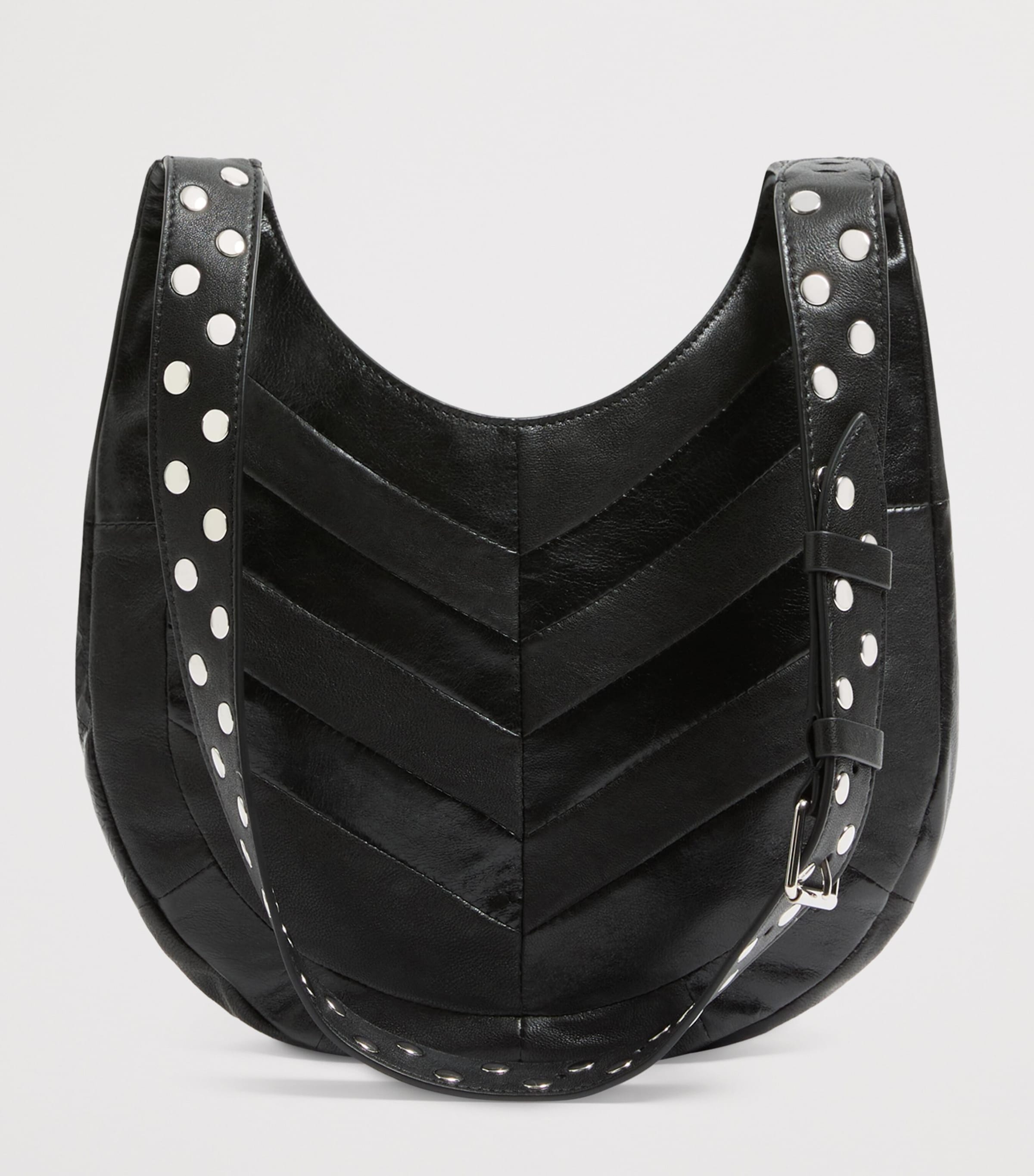 Valentino Garavani small leather Hoboho shoulder bag, imported from the UK