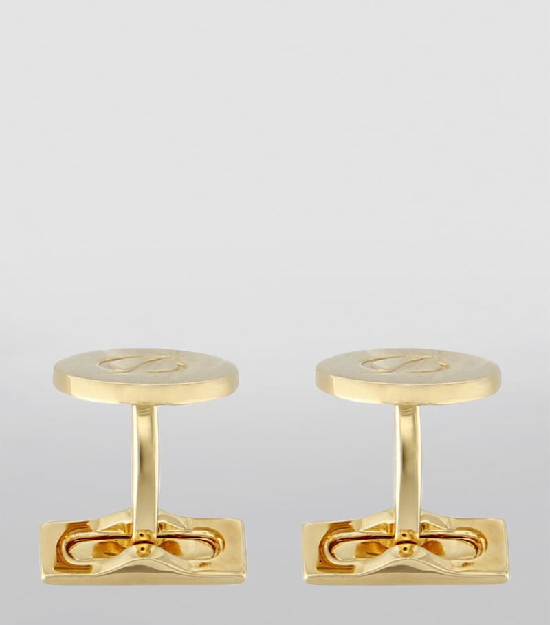 S.T. Dupont Iconic Monogram cufflinks, imported from the UK