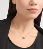 Bvlgari B.zero1 diamond pendant necklace yellow gold - British product