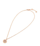 Bvlgari rose gold necklace with onyx and diamond pavé - British product