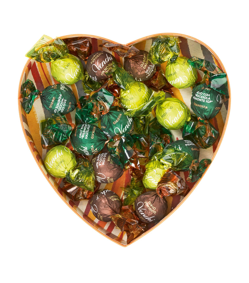 Venchi Murrine Heart Gift Box 194g, Italian chocolates - (British brand)