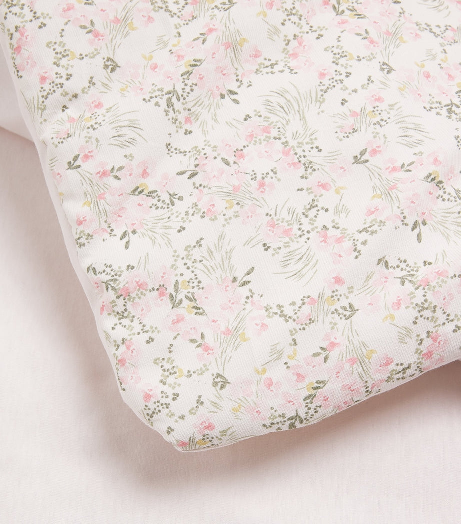 Tartine et Chocolat cotton floral print baby blanket (British brand)