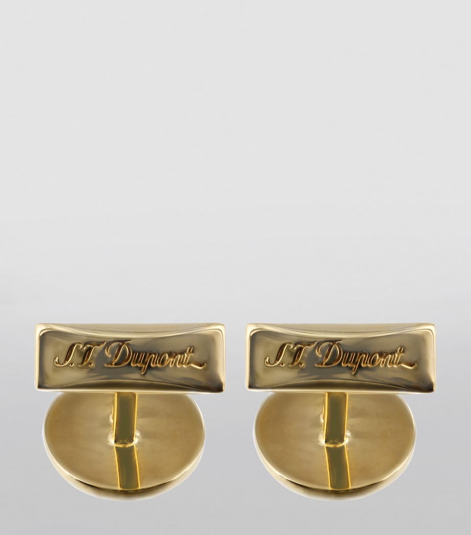 S.T. Dupont Iconic Monogram cufflinks, imported from the UK