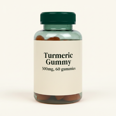 Holland & Barrett Holland & Barrett Turmeric Gummy Orange Flavour Food Supplement 60 Chewables- Buy online at McGrocer