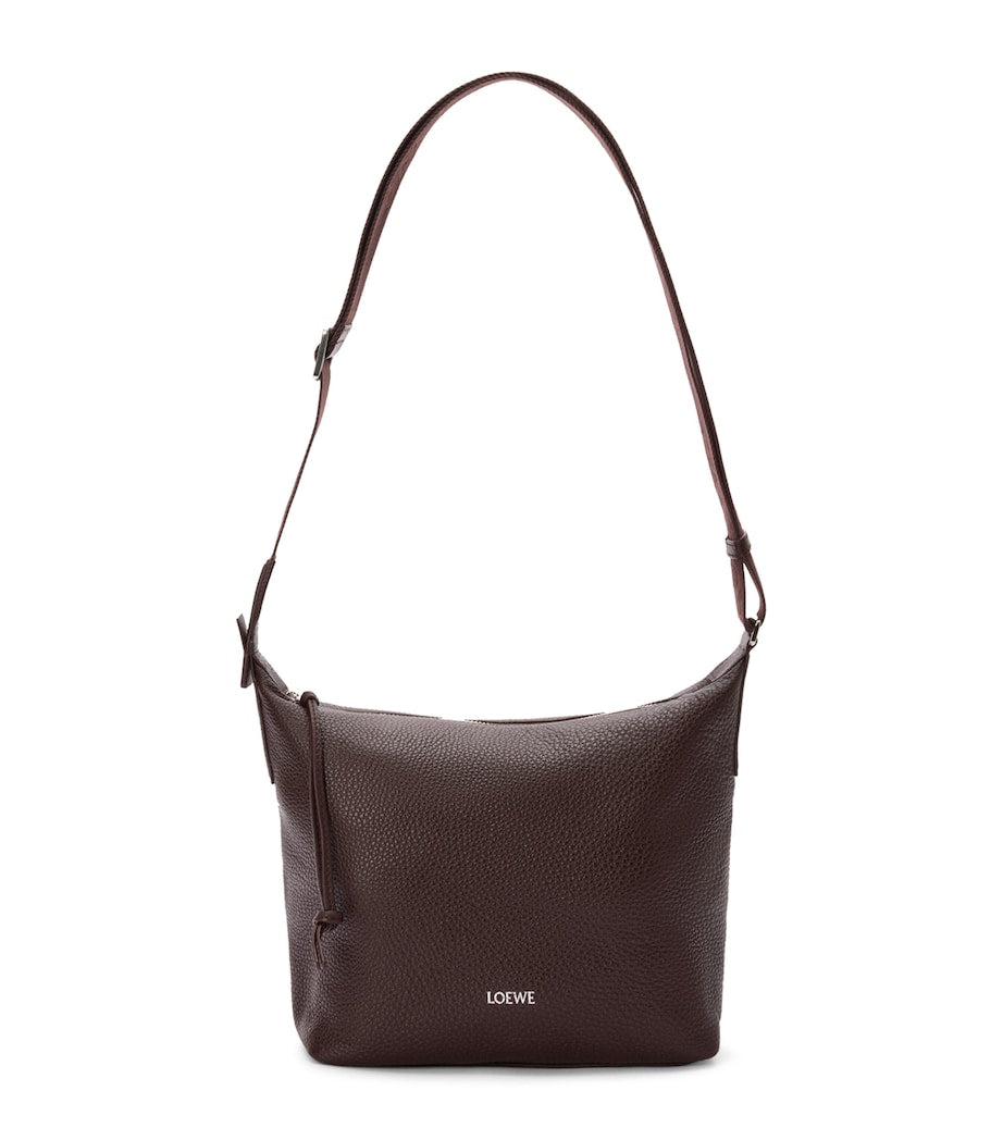LOEWE Cubi cross-body bag in grained calf leather (British brand)