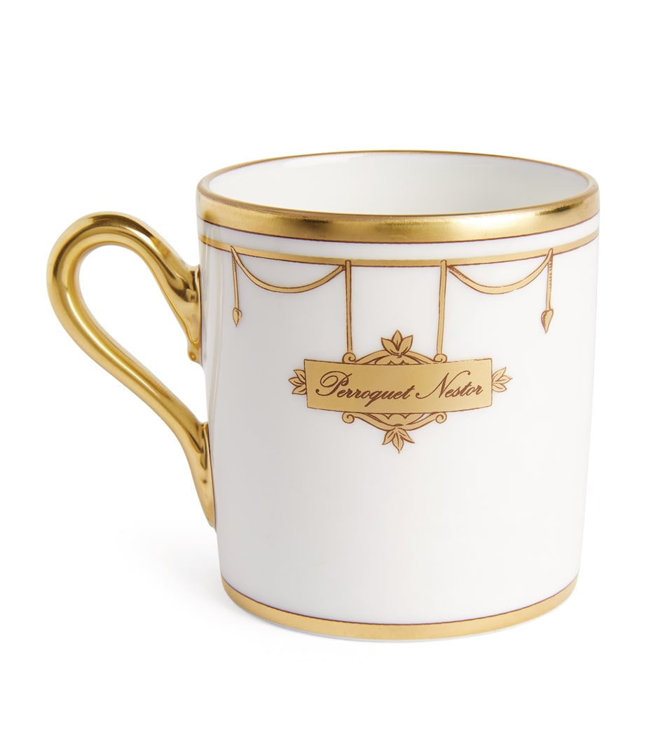 GINORI 1735 Volière Perroquet Nestor espresso cup - British product