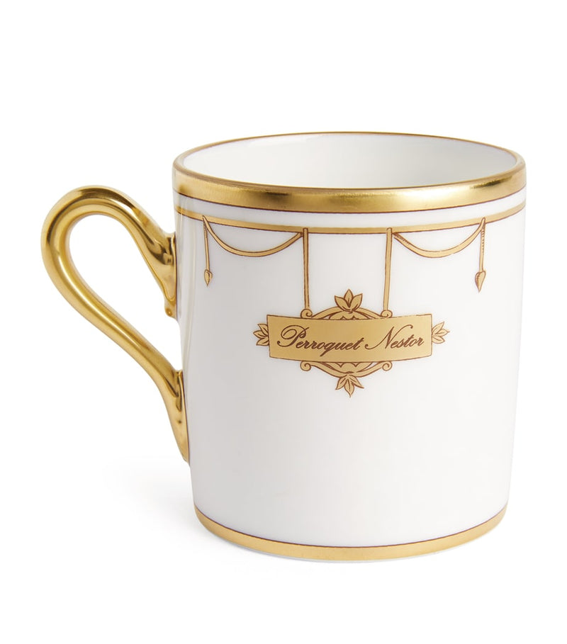 GINORI 1735 Volière Perroquet Nestor espresso cup - British product
