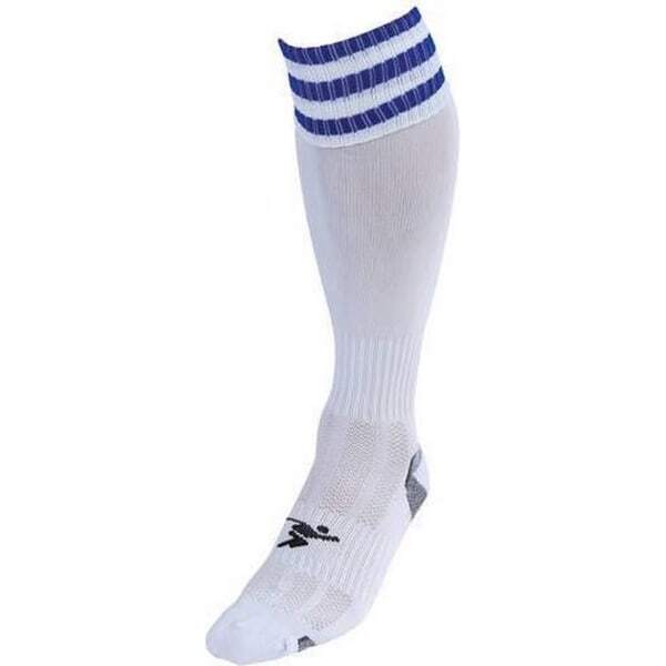 Precision Adult Pro Football Socks (7-11) GOODS Superdrug White/Royal Blue  