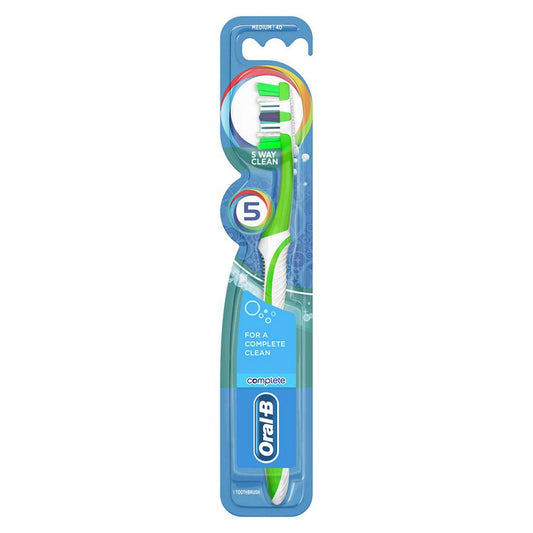 Oral-B Complete 5 Way Clean Medium Manual Toothbrush GOODS Boots   