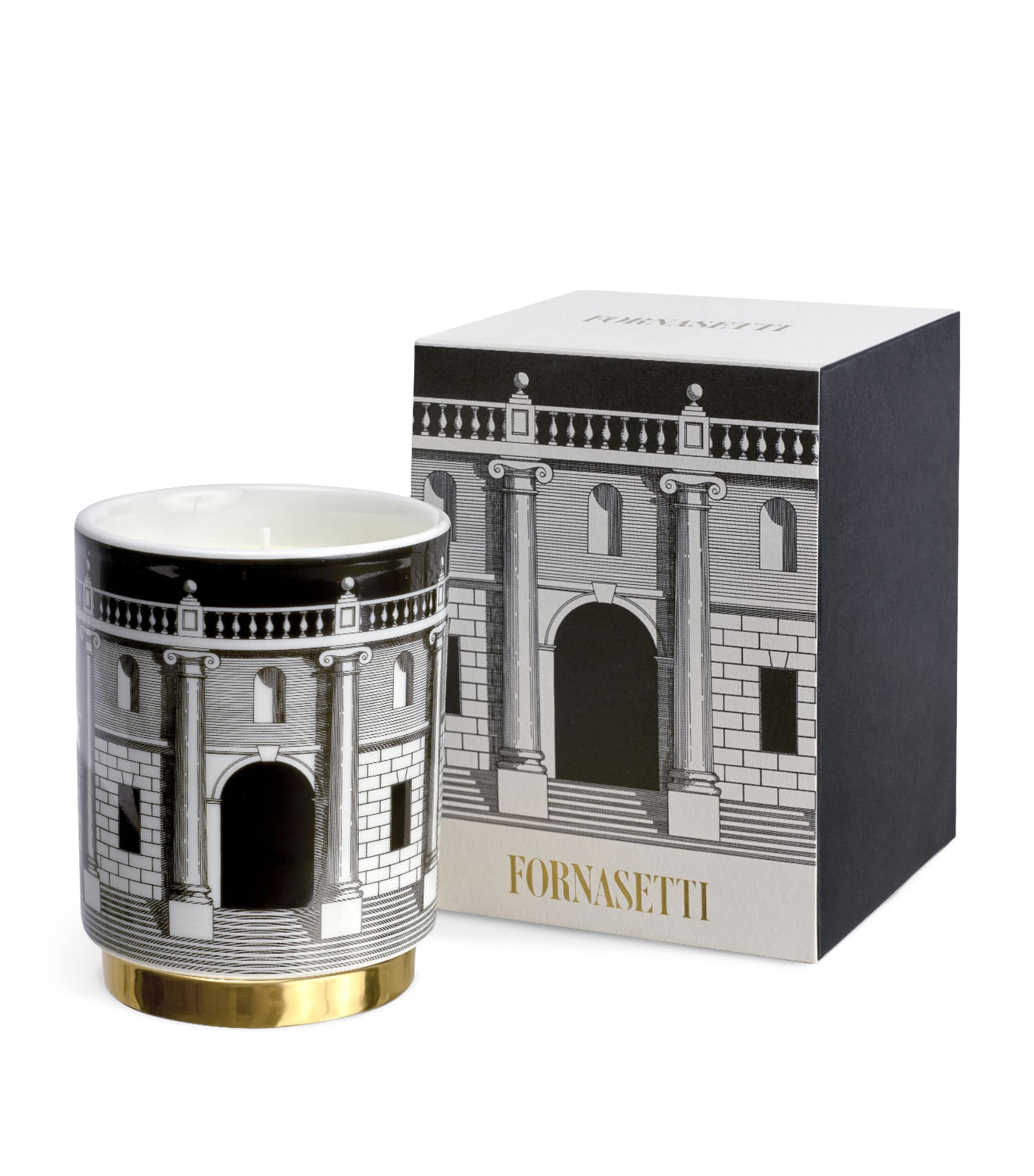 Fornasetti Casa Con Colonne Immaginazione scent pillar candle 235g - British product