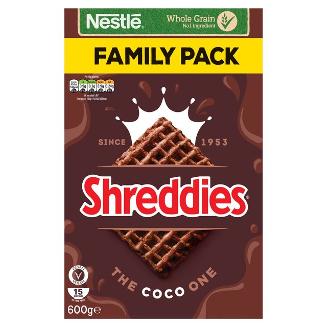 Nestle Shreddies The Coco One Cereal   600g