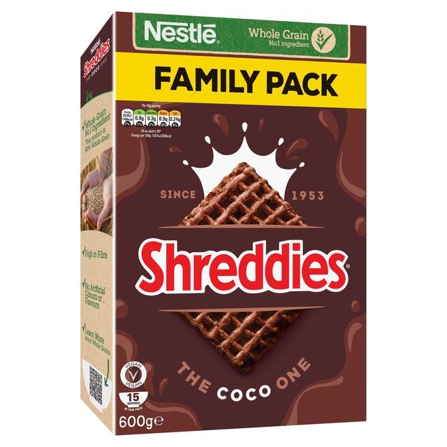 Nestle Shreddies The Coco One Cereal   600g