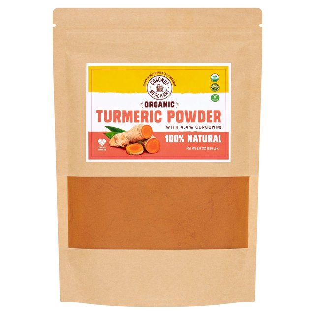 Coconut Merchant Naturals Organic Turmeric Powder   250g GOODS M&S   