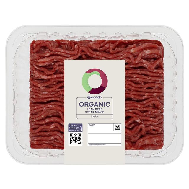 Ocado Organic Lean Beef Steak Mince 5% Fat   400g GOODS M&S   