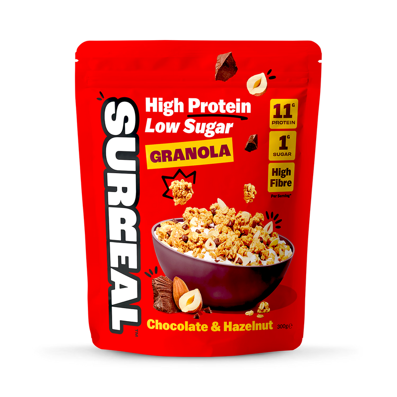 Surreal high protein chocolate hazelnut granola 300g (British brand)