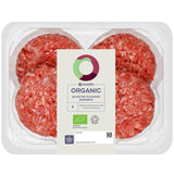 Ocado Organic 4 Quarter Pounder Burgers   454g GOODS M&S   