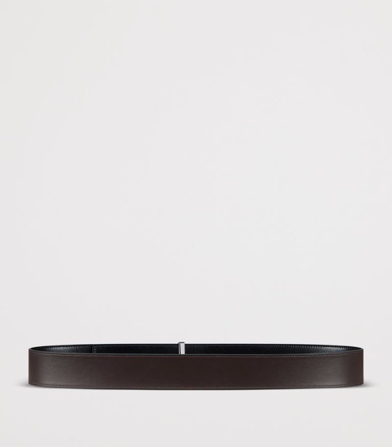Givenchy reversible calfskin leather belt 4cm, UK version