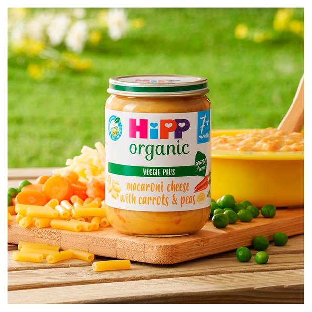 HiPP Organic Macaroni Cheese with Carrots & Peas Baby Food 7+ months   190g GOODS M&S   