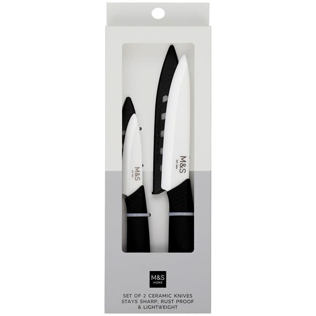 M&S Ceramic Knife Set '1SIZE Grey