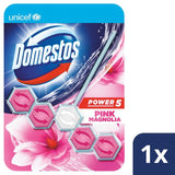 Domestos Power 5 Toilet Rimblock Pink GOODS M&S   