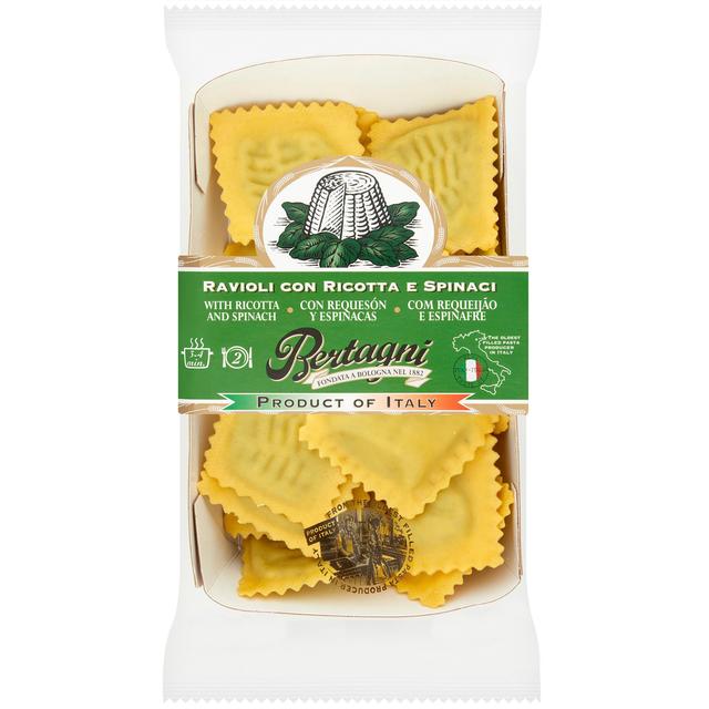 Bertagni Spinach and Ricotta Ravioli   250g GOODS M&S   