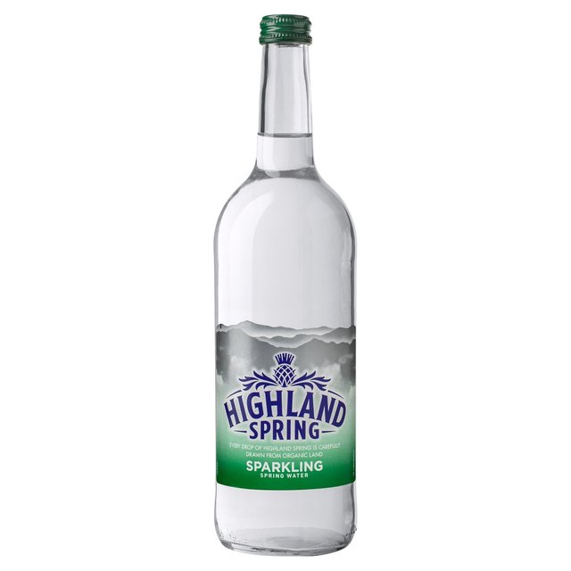 Highland Spring Sparkling Water Glass   750ml GOODS M&S   