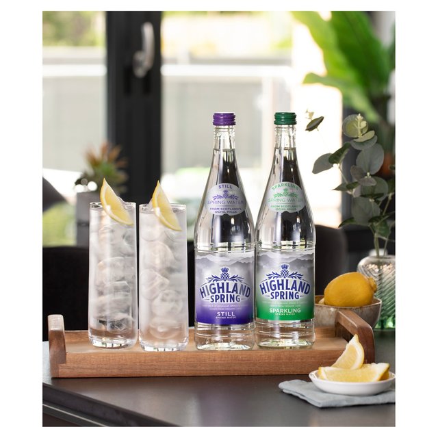 Highland Spring Sparkling Water Glass   750ml GOODS M&S   