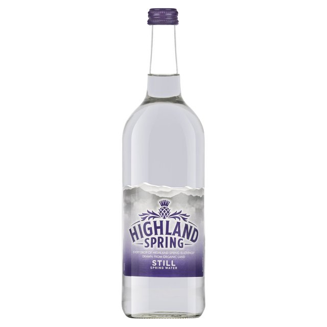 Highland Spring Still Water Glass   750ml