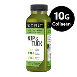 EXALT Nip & Tuck Cold-Pressed Green Juice with Collagen   330ml GOODS M&S   