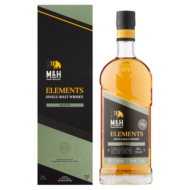 Milk & Honey Elements Peated Cask   70cl GOODS M&S   