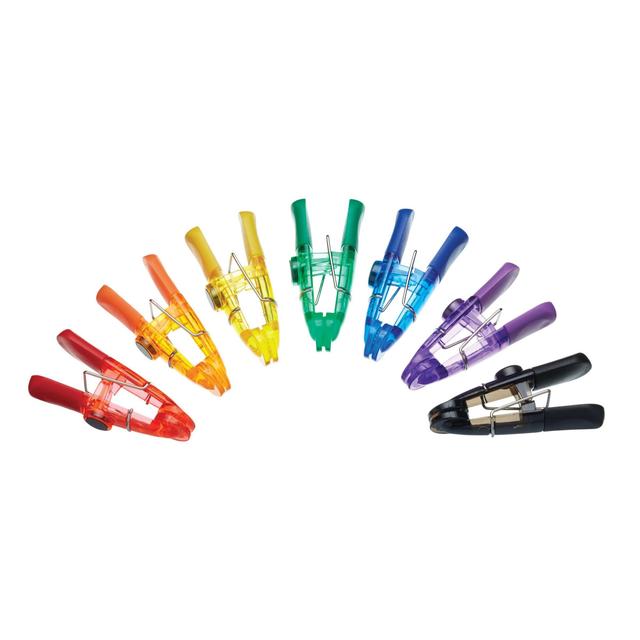 Magnetic Bag Clips Assorted Colours Pack of Seven