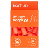 EarHub Premium Soft Orange Foam Earplugs   10 per pack GOODS M&S   