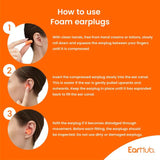 EarHub Premium Soft Orange Foam Earplugs   10 per pack GOODS M&S   