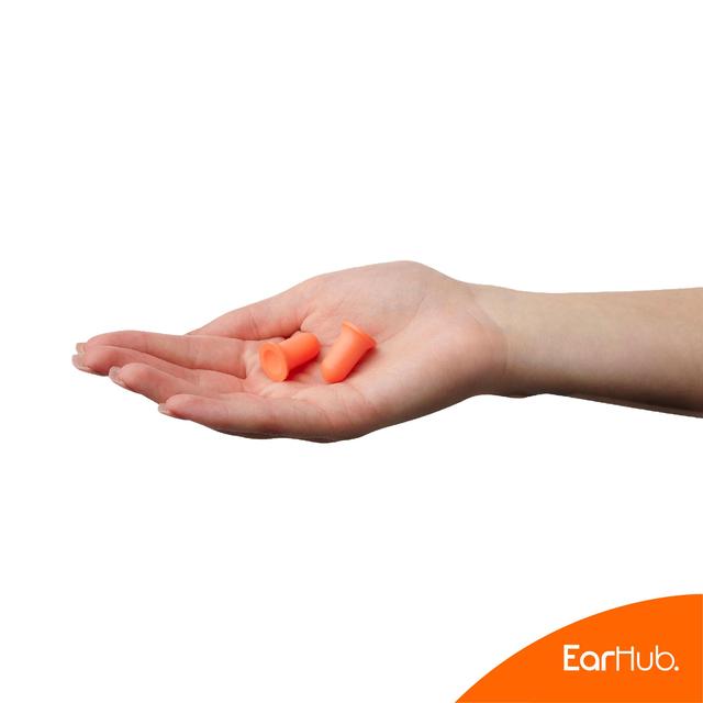 EarHub Premium Soft Orange Foam Earplugs   10 per pack